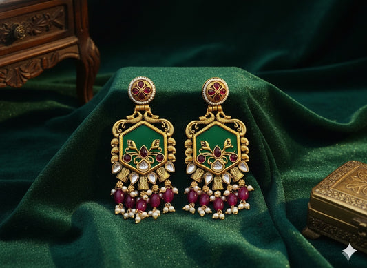 kundan-style stones